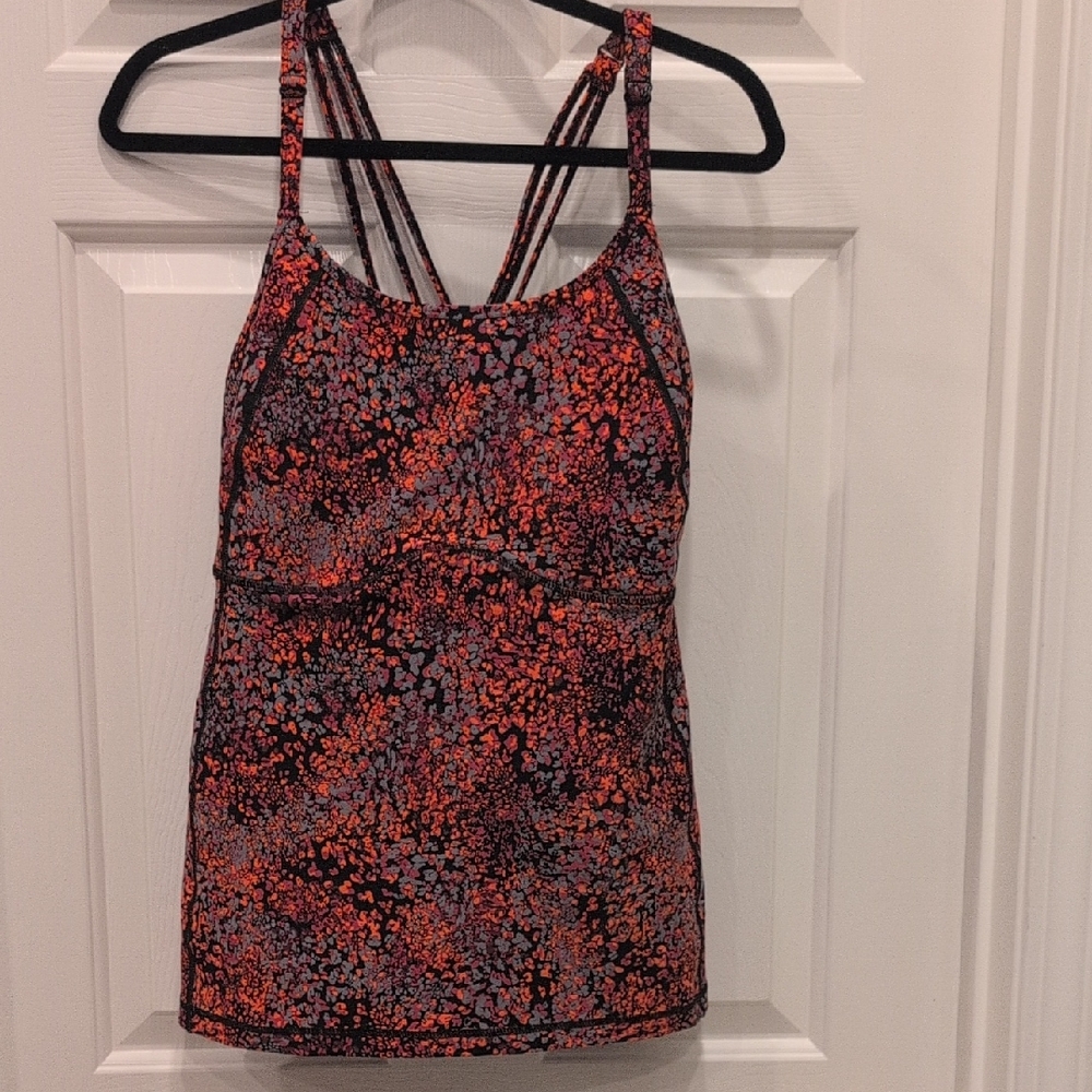 Torrid Black and Orange Patterned Camisole